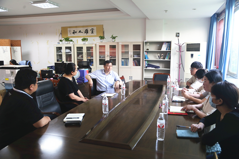 【主题教育】党委书记周有波深入二级学院开展主题教育调研 【主题教育】党委书记周有波深入二级学院开展主题教育调研