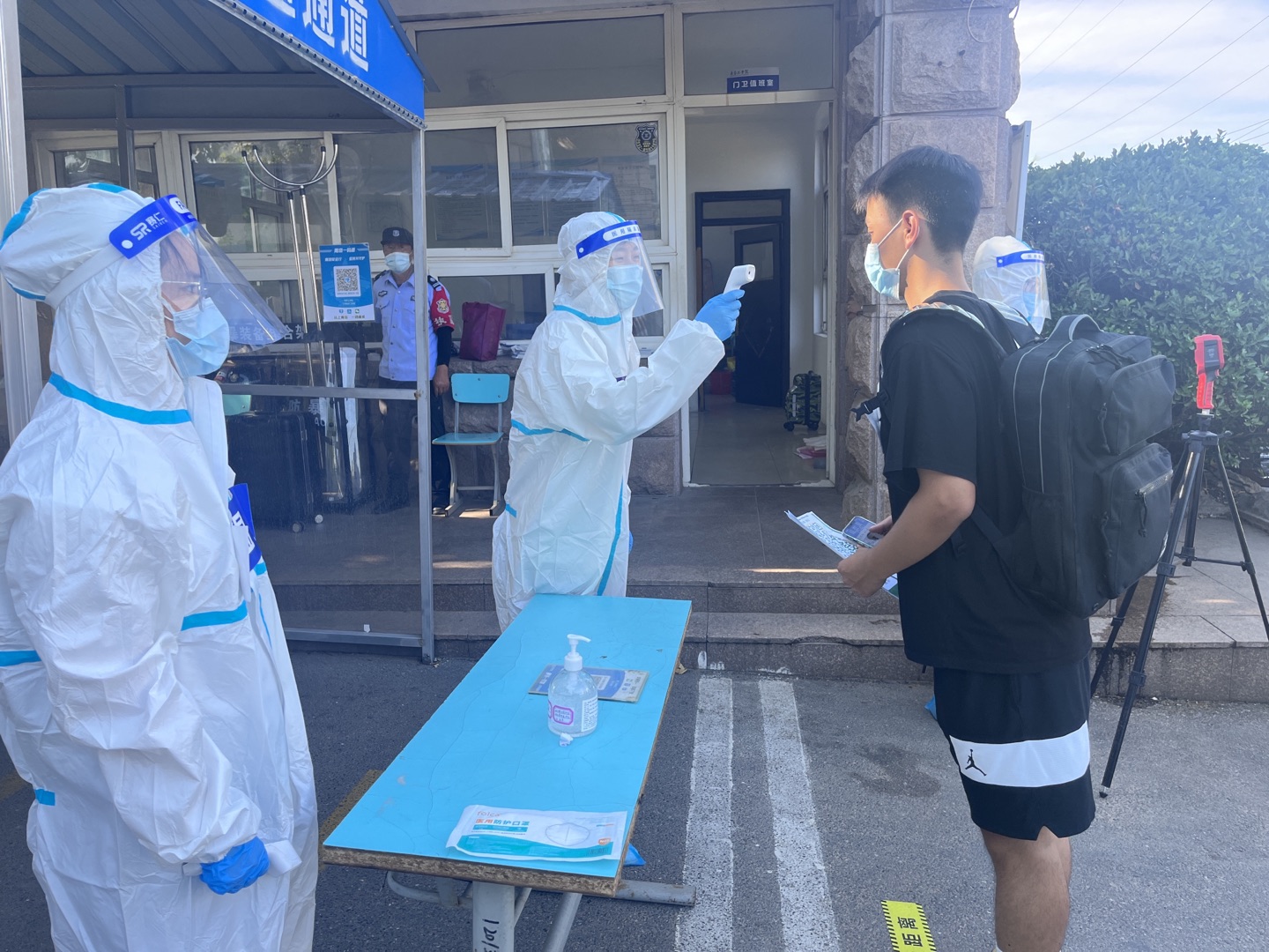 开云电竞网站开展2022年秋季开学前疫情防控演练 开云电竞网站开展2022年秋季开学前疫情防控演练