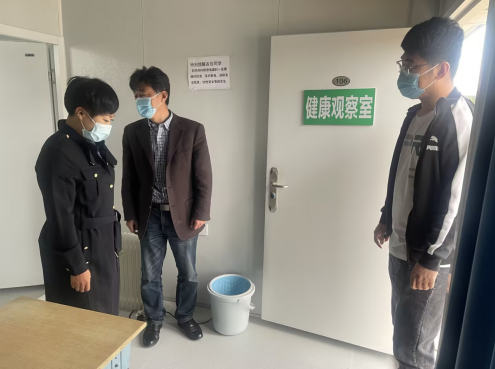 校领导带队检查学校健康驿站建设工作 校领导带队检查学校健康驿站建设工作