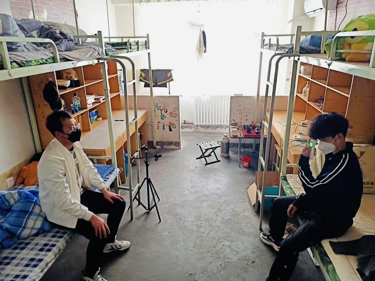 机电工程学院开展宿舍疫情防控应急演练 机电工程学院开展宿舍疫情防控应急演练