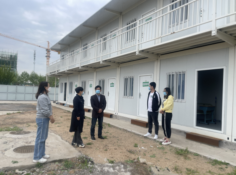 校领导带队检查学校健康驿站建设工作 校领导带队检查学校健康驿站建设工作